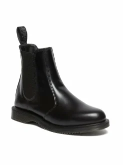 Nilkkurit<Dr. Martens Flora Chelsea -nahkanilkkurit BLACK