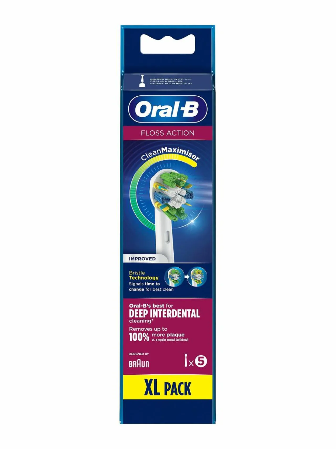 Oral-B FlossAction CleanMaximiser -vaihtoharjat 5 kpl^ Hampaidenhoito