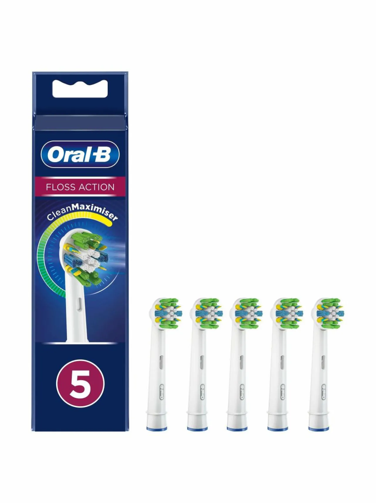 Oral-B FlossAction CleanMaximiser -vaihtoharjat 5 kpl^ Hampaidenhoito