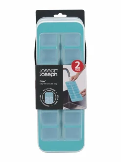 Baari- & Viinitarvikkeet<Joseph Joseph Flow Easy-Fill -jääpalamuotti 2 kpl BLUE