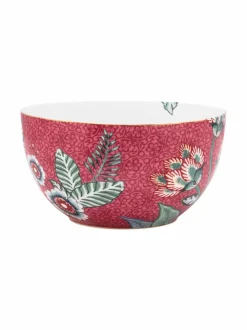Lautaset & Kulhot<PIP Studio Flower Festival -kulho 12 cm DARK PINK