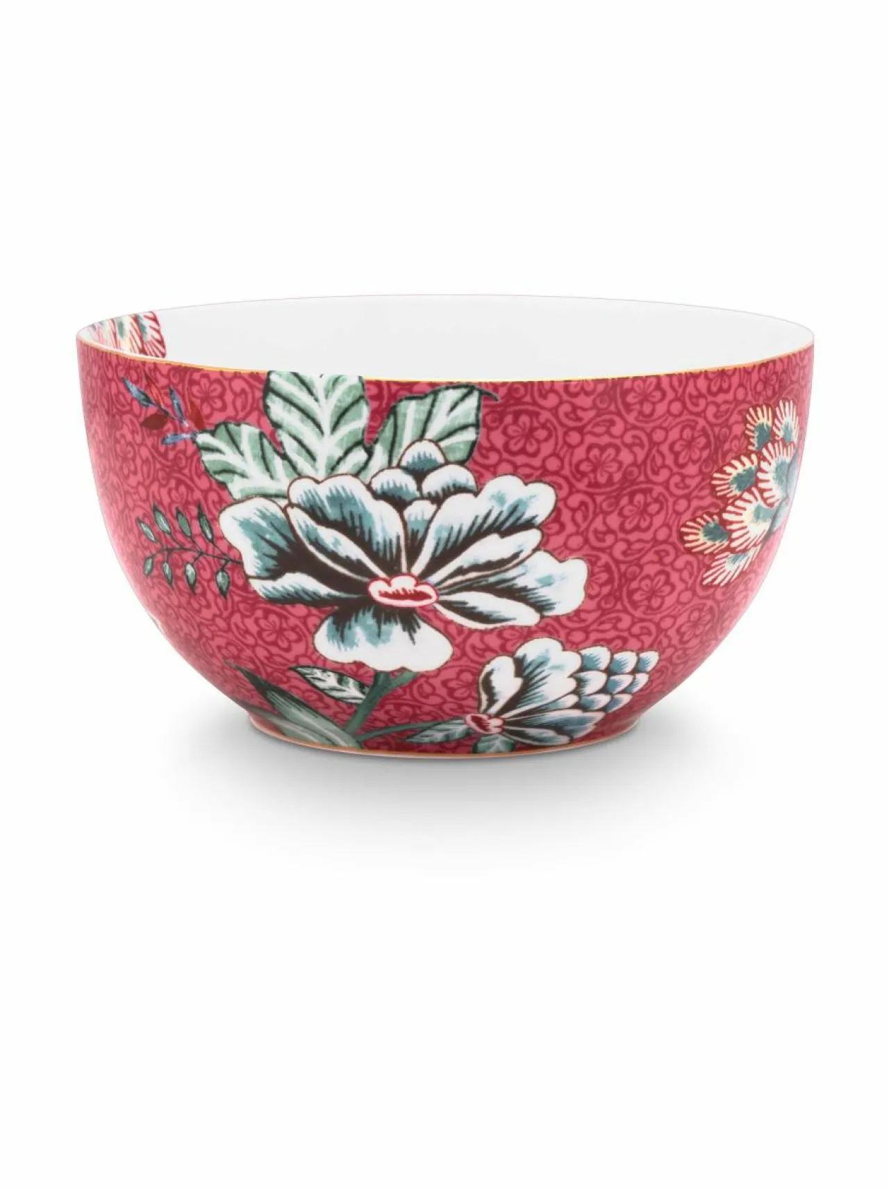 Lautaset & Kulhot<PIP Studio Flower Festival -kulho 12 cm DARK PINK