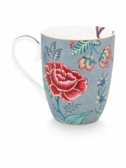 Mukit & Kupit & Asetit<PIP Studio Flower Festival Large -muki 350 ml BLUE