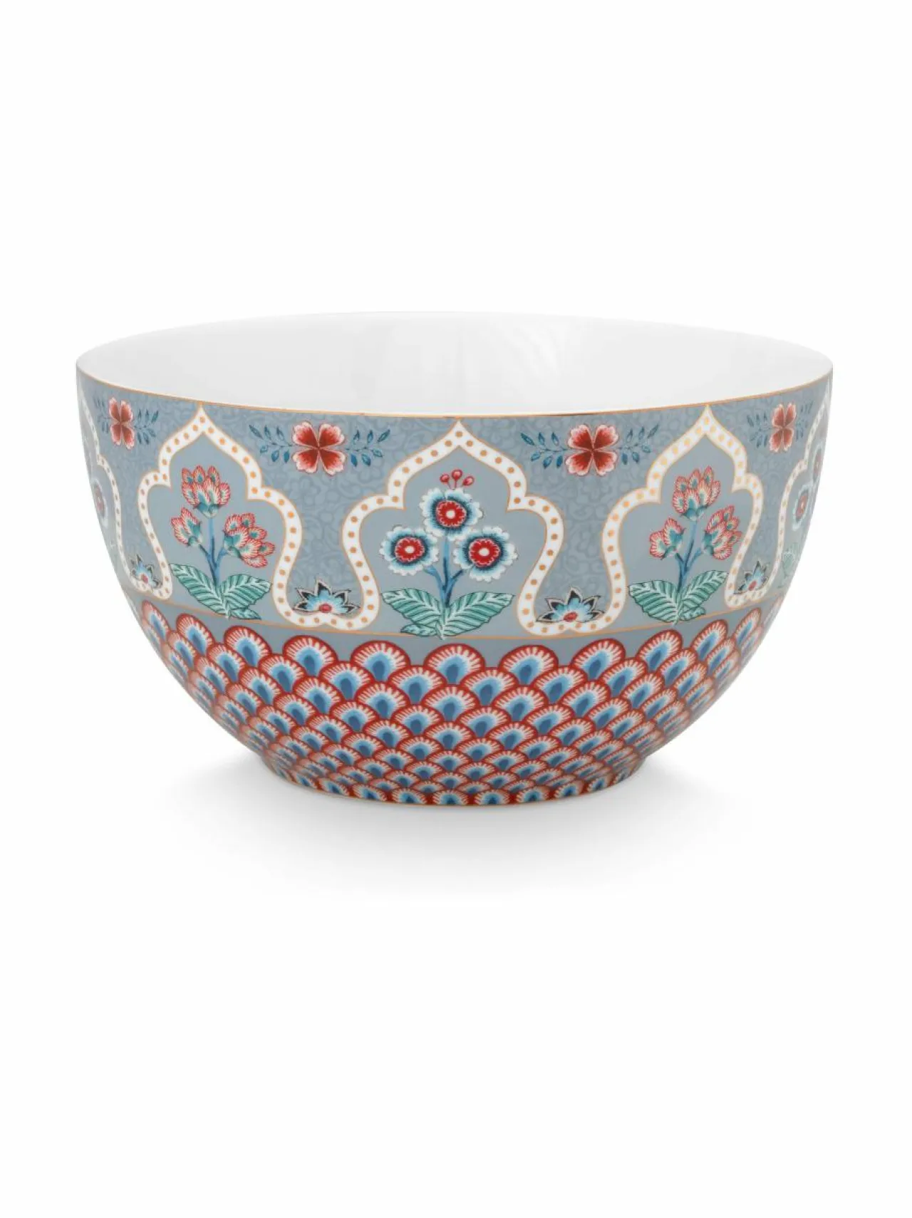 PIP Studio Flower Festival Scallop -kulho 18 cm^ Lautaset & Kulhot