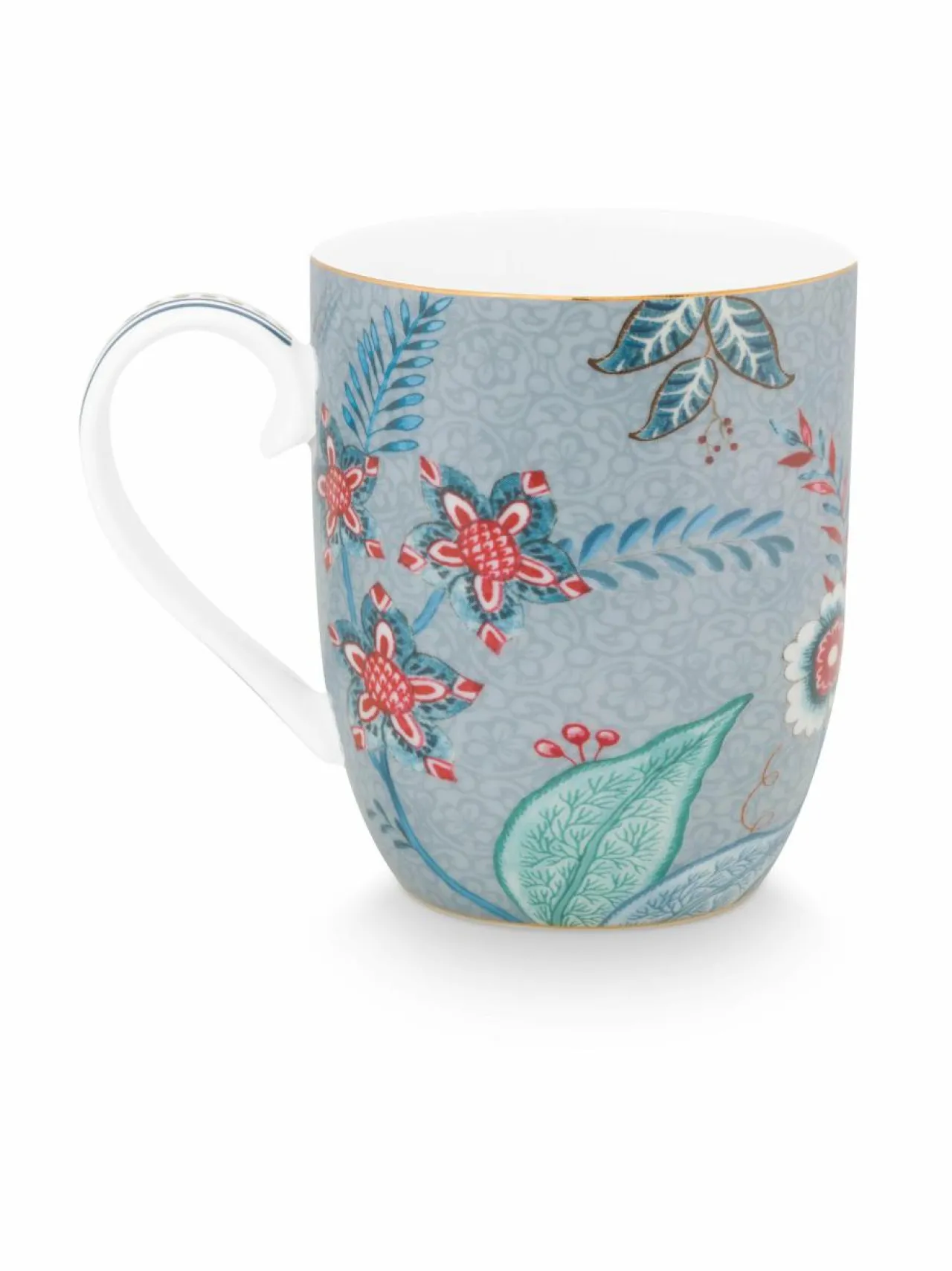 Mukit & Kupit & Asetit<PIP Studio Flower Festival Small -muki 145 ml BLUE