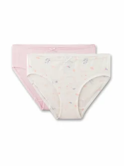 Alusvaatteet<Sanetta Flower Print -alushousut 2-pack 1948 WHITE PEBBLE