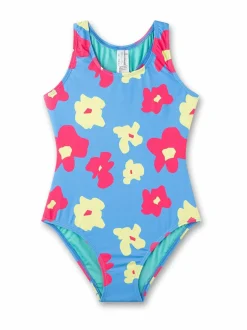 Uima-Asut<Sanetta Flower-uimapuku 50441 BLUE WAVE