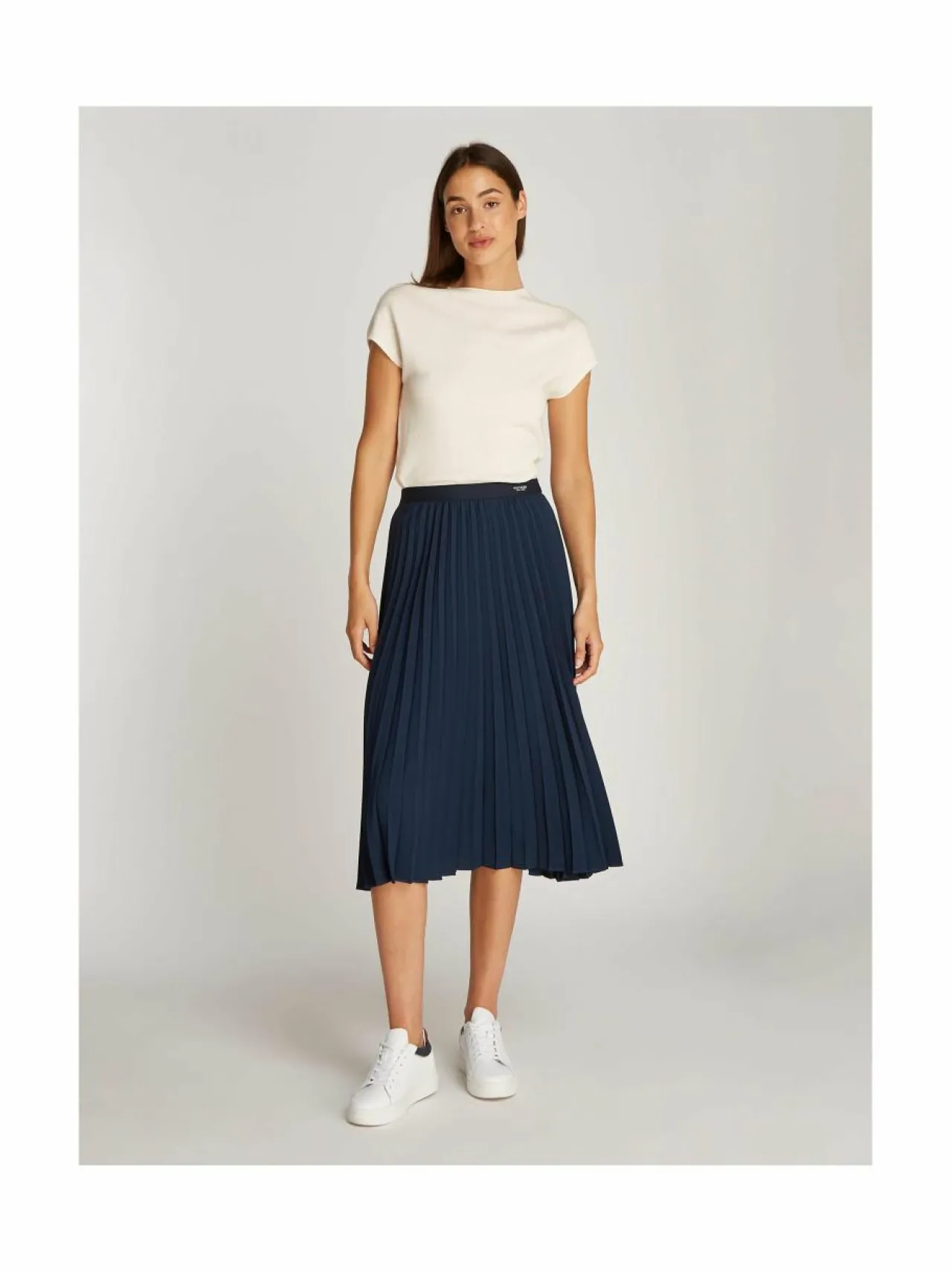 Hameet<Tommy Hilfiger Fluid Pleated Pull On -hame C1G DARK NIGHT NAVY