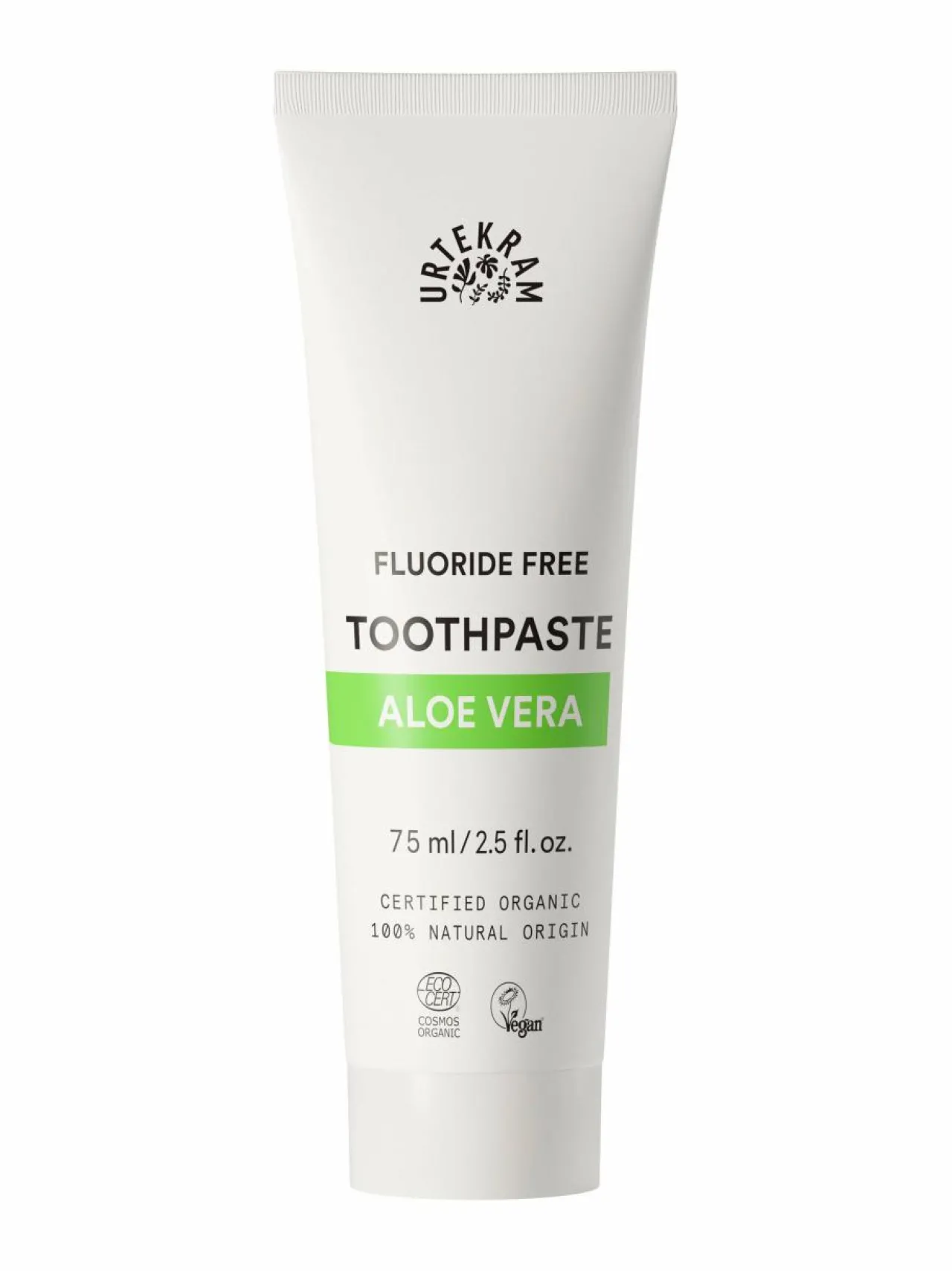 Suunhoito|Hammastahnat<Urtekram Fluoriton Aloe Vera -hammastahna 75 ml