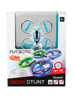 FLYBOTIC Kauko-ohjattava drooni Neon Stunt^ Autot Ja Muut Ajoneuvot