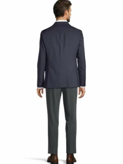 Bleiserit<Oscar Jacobson Fogerty-villableiseri 215 DARK BLUE