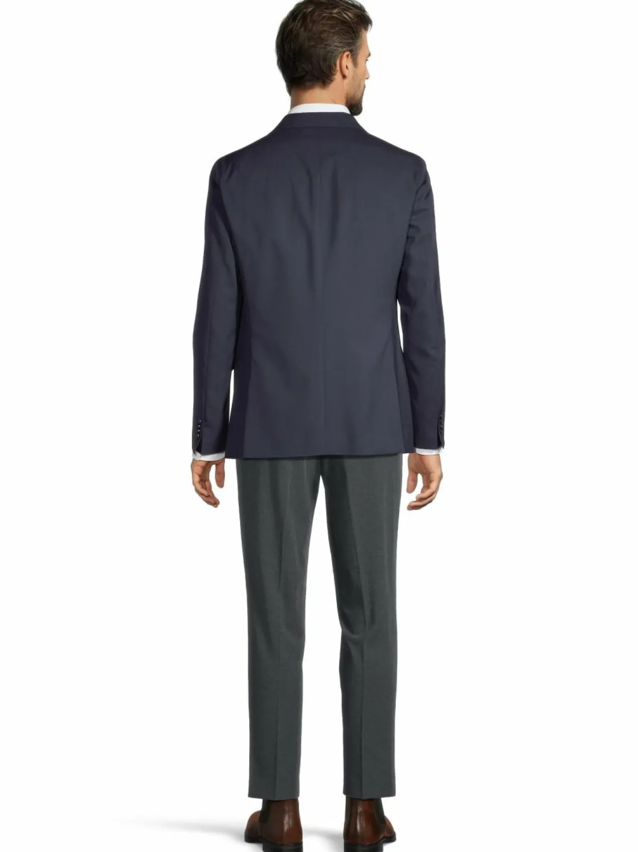 Bleiserit<Oscar Jacobson Fogerty-villableiseri 215 DARK BLUE