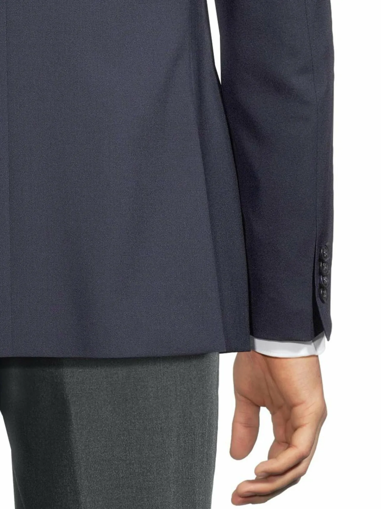 Bleiserit<Oscar Jacobson Fogerty-villableiseri 215 DARK BLUE