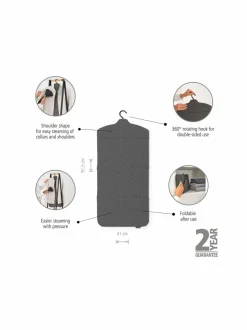 Pyykkihuolto<Brabantia Foldable Steam Board -taitettava höyrytyslauta PEPPER BLACK