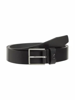 Vyöt<Calvin Klein Bags & Accessories Formal -nahkavyö 3.5 cm BAX CK BLACK
