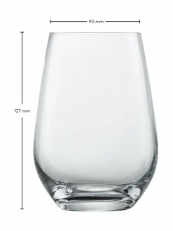 Lasit<Schott Zwiesel Forté Multipurpose Tumbler -lasi 557 ml, 4 kpl CLEAR