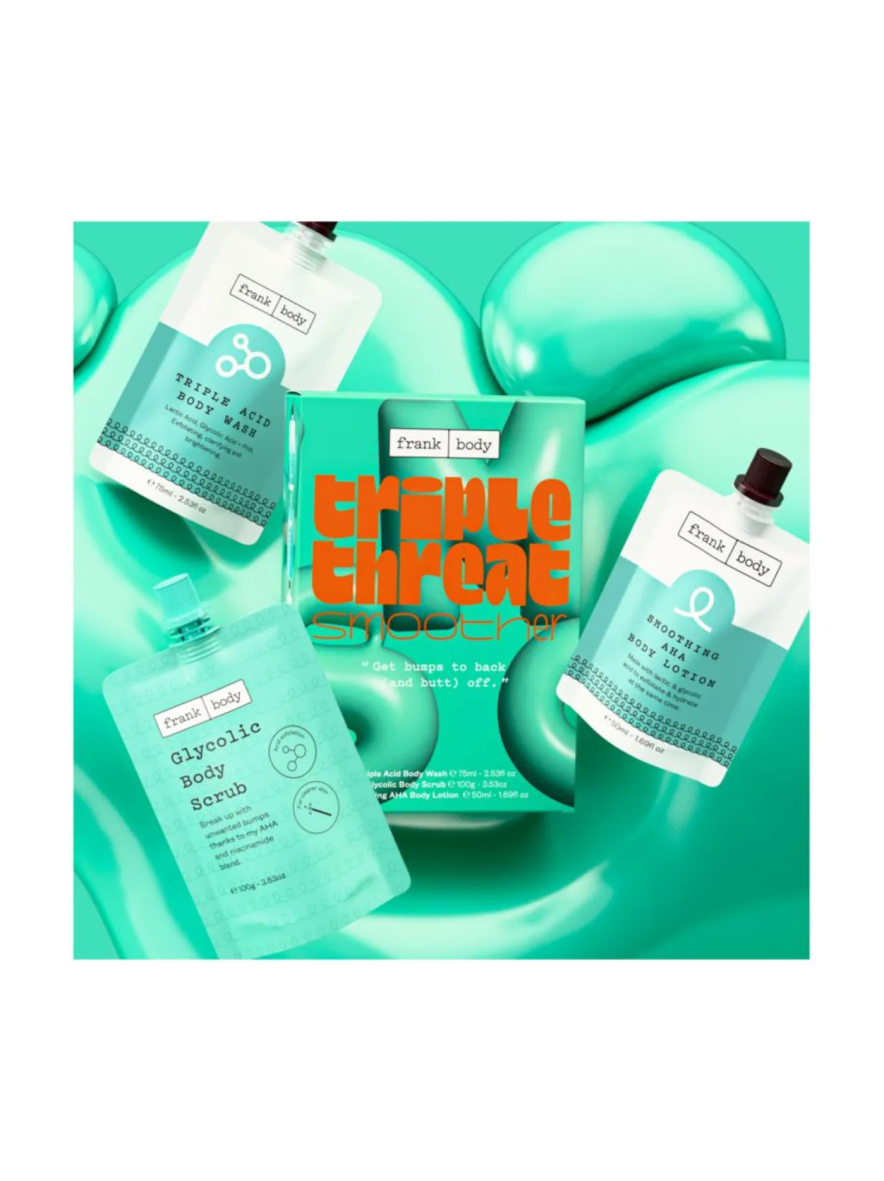 Ihonhoitopakkaukset<Frank Body Triple Threat Smoother