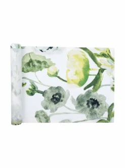 Sisustustyynyt|Huovat & Päiväpeitot<Pentik Freesia-kaitaliina pellavasekoitteesta 45 x 160 cm GREEN