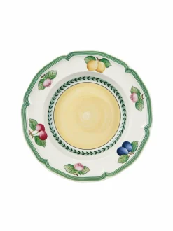 Lautaset & Kulhot<Villeroy & Boch French Garden -syvä lautanen 23 cm VALKOINEN/KUVIOLLINEN