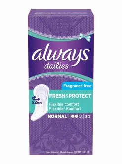 Always Fresh & Protect Normal -pikkuhousunsuoja 30 kpl^ Intiimituotteet
