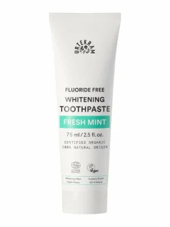 Suunhoito|Hammastahnat<Urtekram Fresh Mint- valkaiseva hammastahna 75 ml