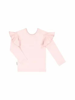 Pitkähihaiset Trikoopaidat<Gugguu Frilla Shirt -frillapaita ROSE GLOW