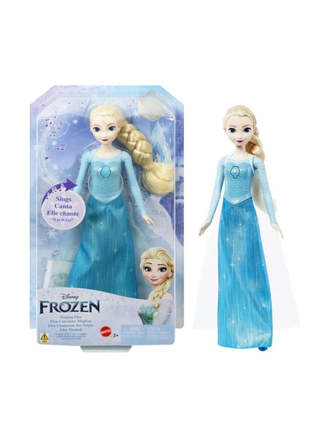 DISNEY FROZEN FROZEN Fashion Dolls Singing Doll Elsa - English^ Nuket & Nuken Tarvikkeet