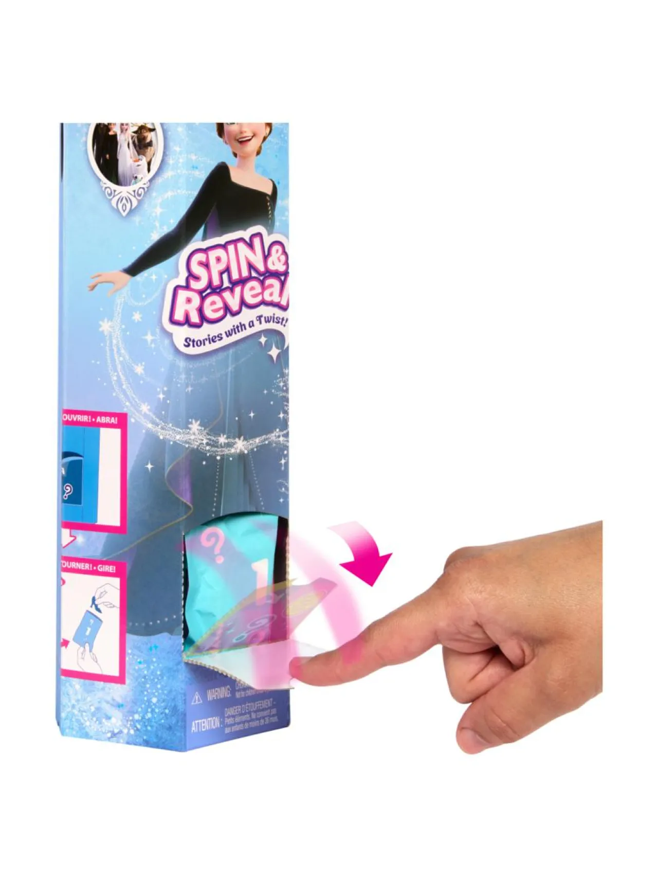 DISNEY FROZEN FROZEN Spin & Reveal Anna yllätysnukke 28 cm^ Nuket & Nuken Tarvikkeet