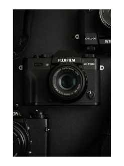 Kamerat<Fujifilm X-T30 II + XC 15-45mm OIS PZ Kit - Musta