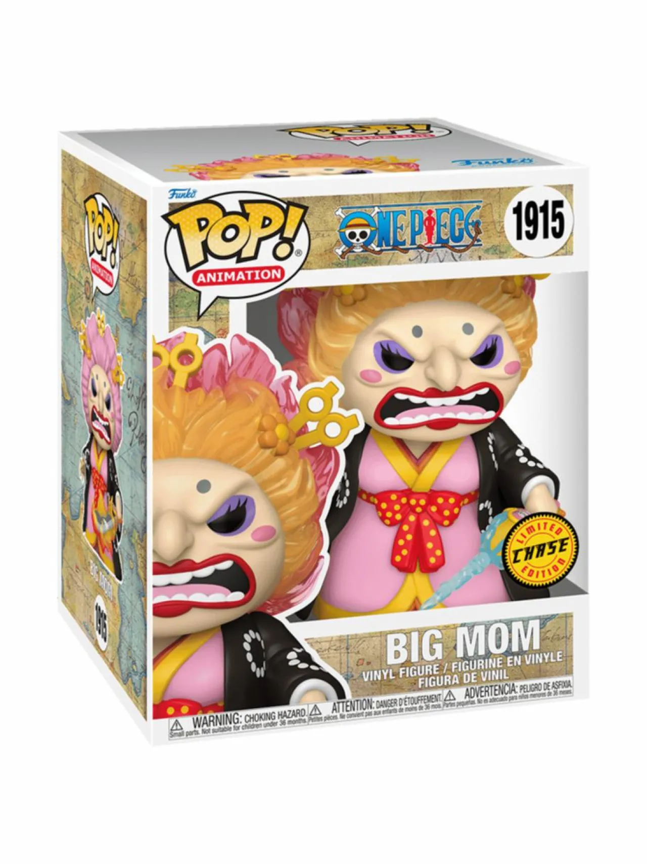 Figuurit & Interaktiiviset Lelut<ONE PIECE FUNKO POP! Super Vinyylihahmo: - Big Mom (w/ Chase)