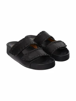 Sandaalit<ATP ATELIER Furlo Stitch-nahkasandaalit 900 BLACK