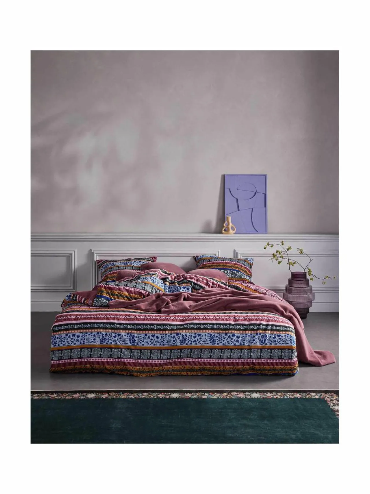 Huovat & Päiväpeitot<Essenza Furry-päiväpeitto 150 x 200 cm 293 MAUVE