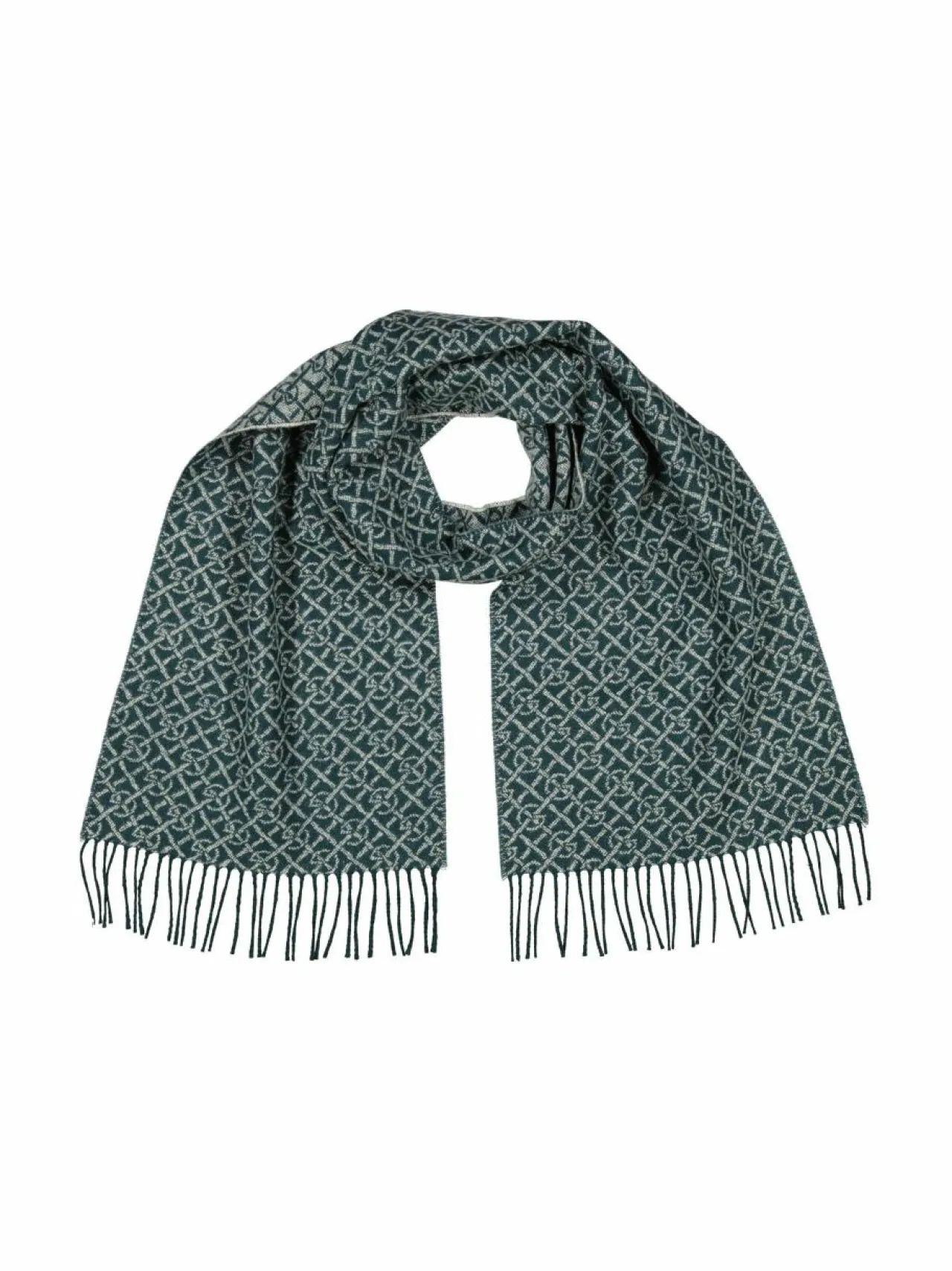 Huivit & Kaulaliinat<GANT G Pattern -villahuivi 374 TARTAN GREEN