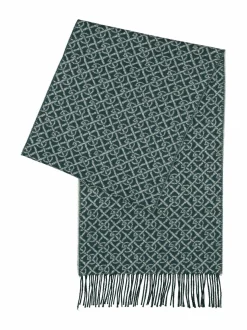 Huivit & Kaulaliinat<GANT G Pattern -villahuivi 374 TARTAN GREEN
