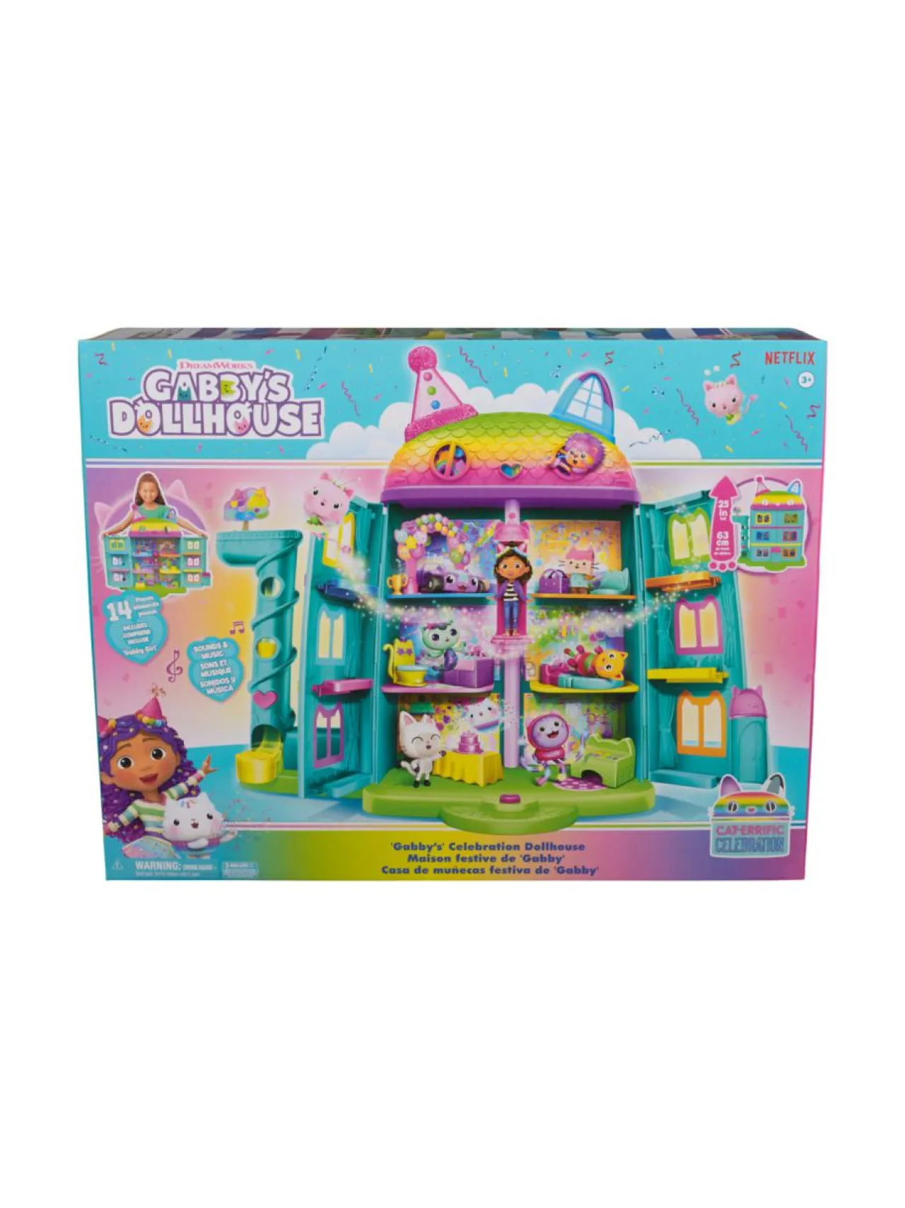 Figuurit & Interaktiiviset Lelut<GABBY´S DOLLHOUSE Nukketalo Celebration, 60 cm