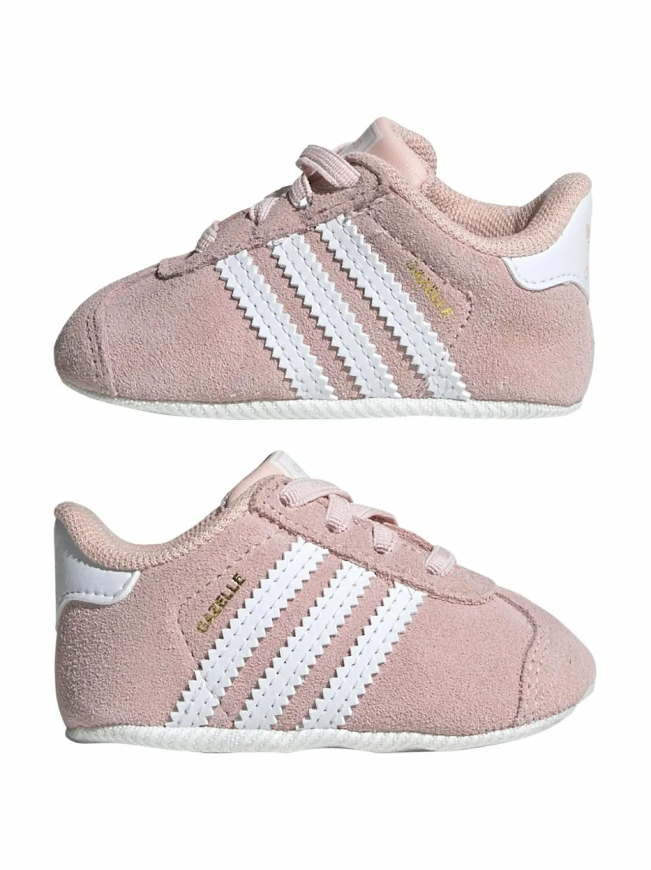Tennarit & Sneakerit<adidas Originals Gazelle Crib -mokkanahkatossut JI2045 ICEPNK/FTWWHT/FTWWHT