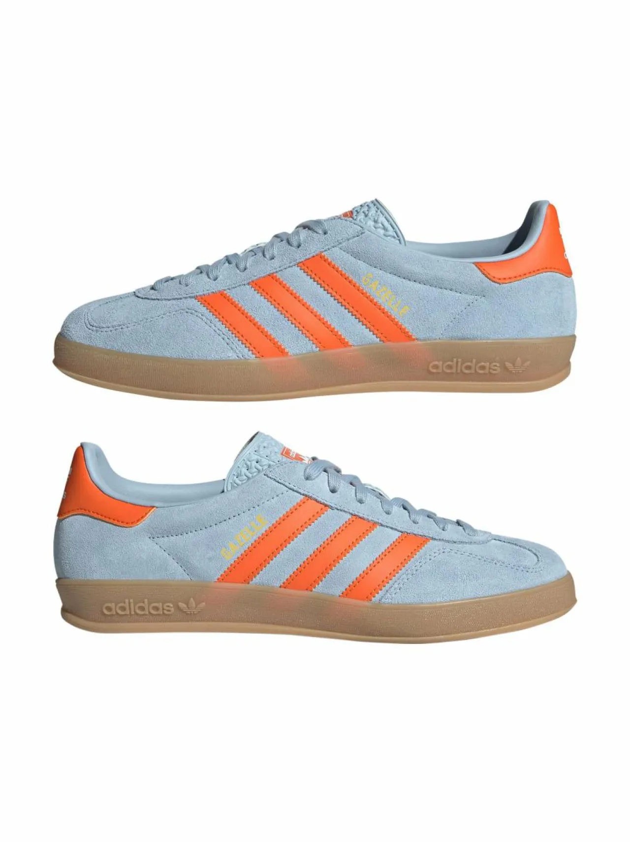 Urheilujalkineet|Tennarit & Sneakerit<adidas Originals Gazelle Indoor -mokkanahkatennarit JH5405 WONBLU/ORANGE/FTWWHT