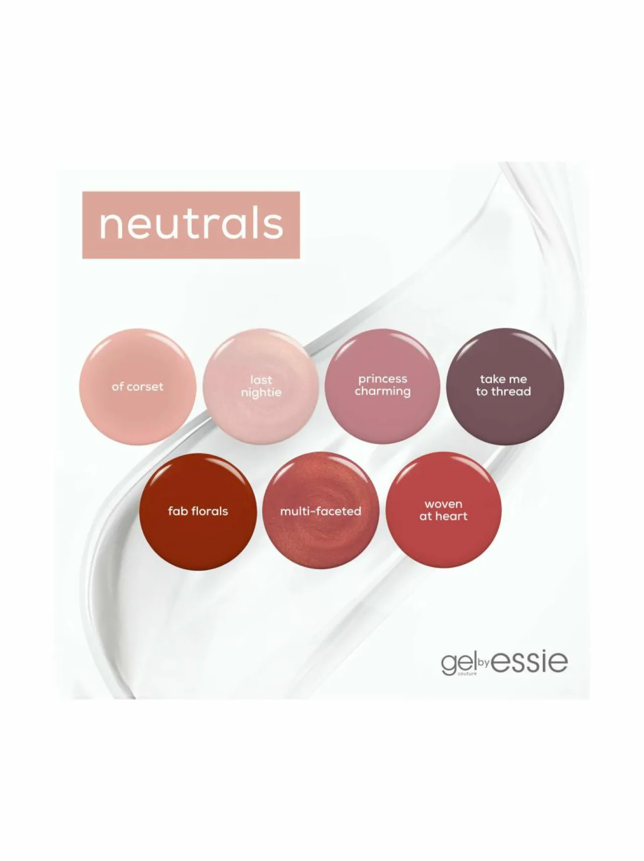 Kynnet<Essie Gel Couture Fashion Freedom Nailpolish -kynsilakka