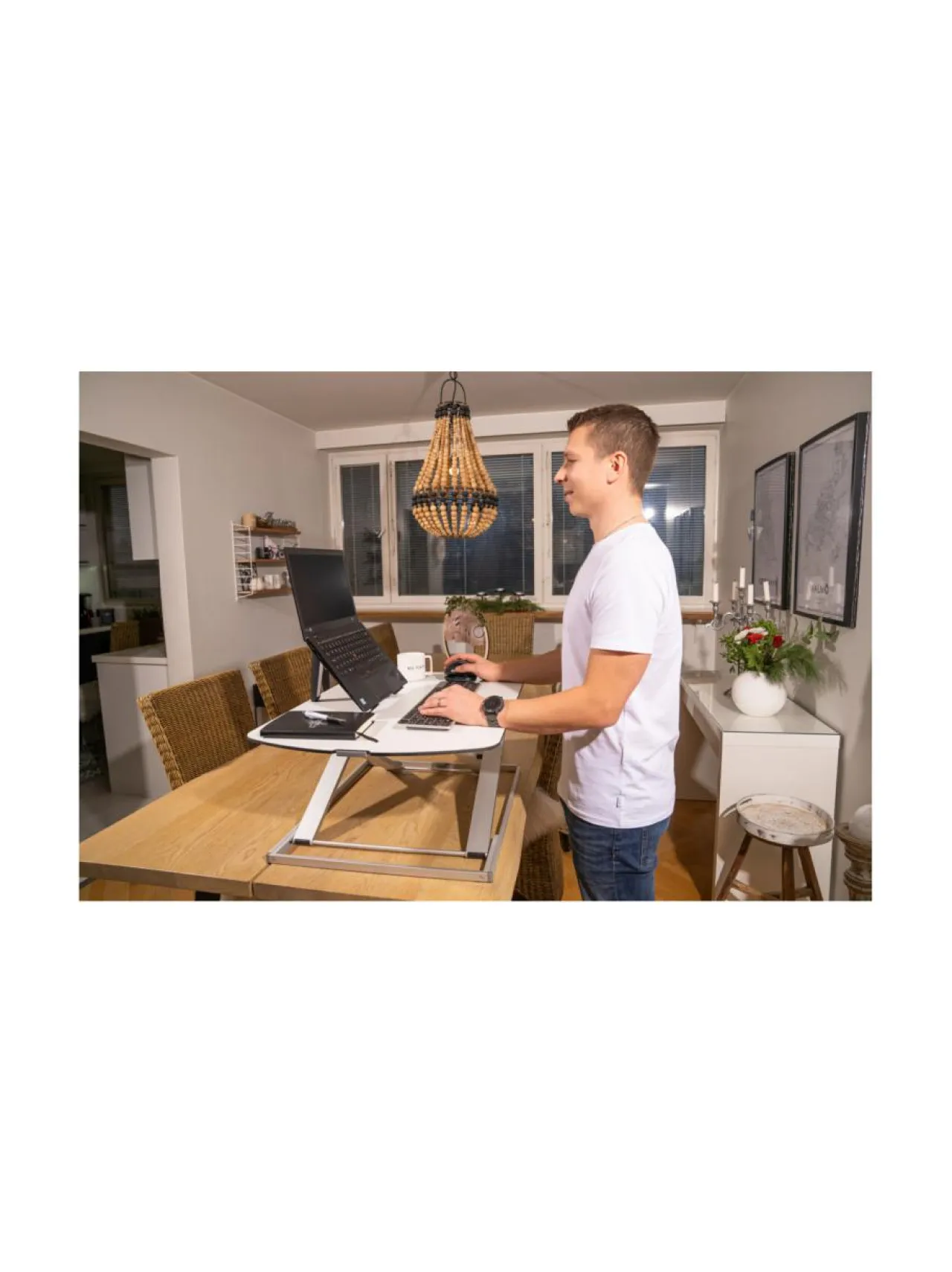 ErgoFinland GetUpDesk Free säädettävä pöytätaso^ Työpöydät