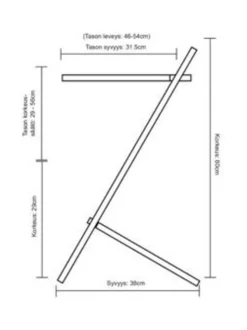 Työpöydät<ErgoFinland GetUpDesk light VALKOINEN/HARMAA