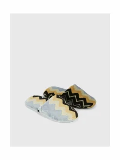 Kylpyhuonetekstiilit<Missoni Home Giacomo-tohvelit 160 BROWN MULTICOLOR