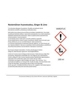 Naturally European Ginger & Lime -huonetuoksu 100 ml^ Huonetuoksut & Tuoksukynttilät