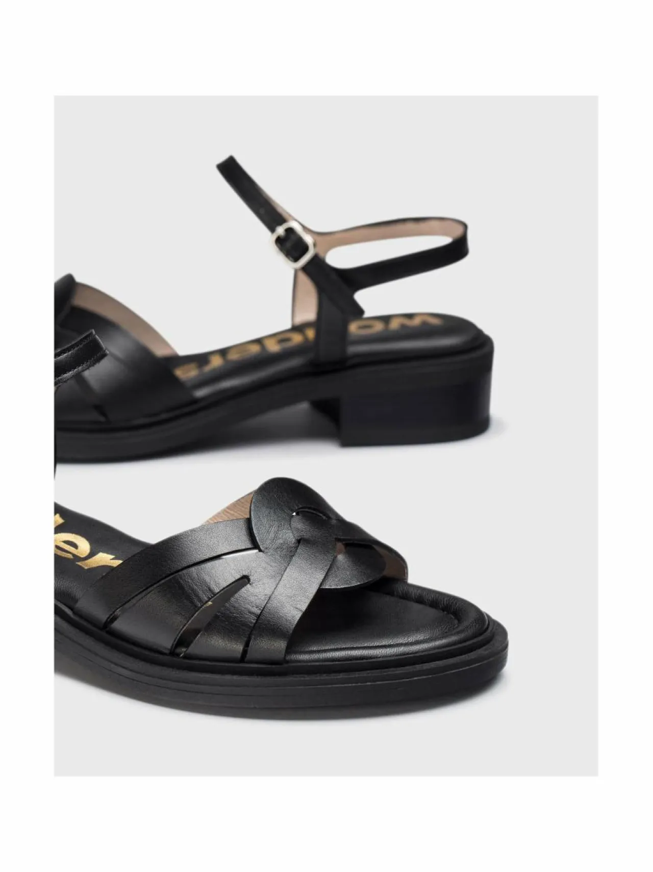 Sandaalit<Wonders Giovanna-sandaalit ISEO NEGRO