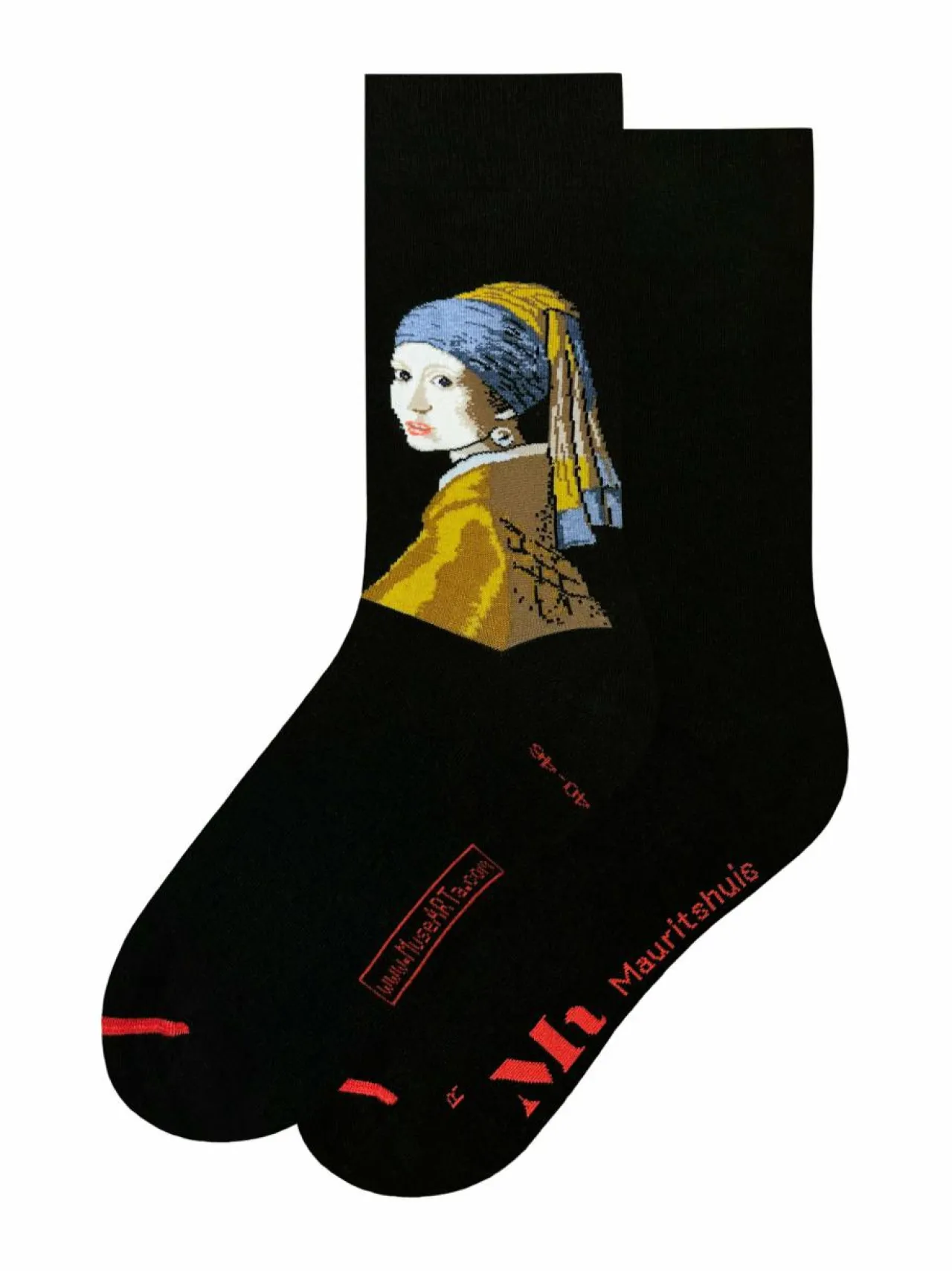 Sukat & Sukkahousut<MuseARTa Girl With A Pearl Earring -sukat BLACK