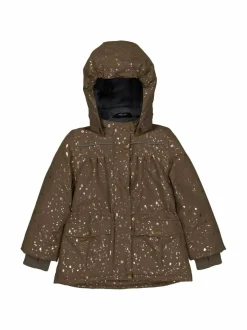 Ulkoiluvaatteet<Mikk-line Glitter- vedenpitävä takki CHOCOLATE CHIP