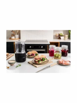 Vatkaimet & Sekoittimet<KitchenAid Go- johdoton miniteholeikkuri ilman akkua BLACK MATTE