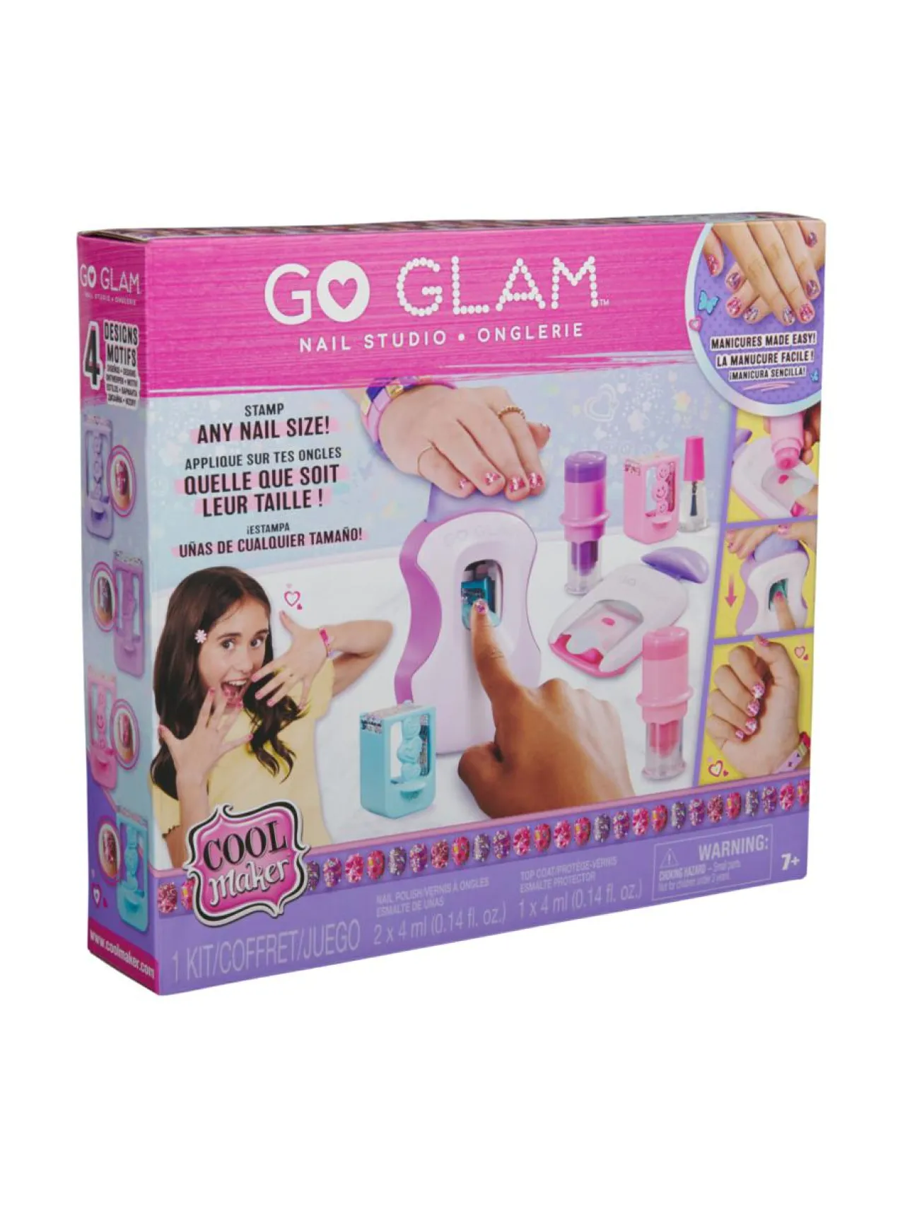 COOL GOGLAM Leikkisetti Go Glam -kynsistudio^ Luovuus & Oppiminen