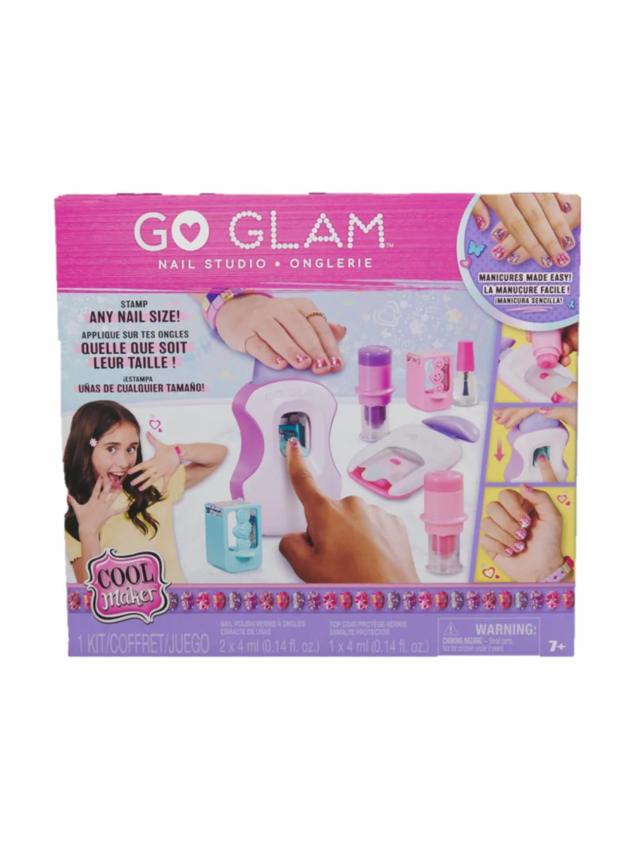COOL GOGLAM Leikkisetti Go Glam -kynsistudio^ Luovuus & Oppiminen