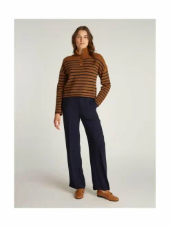 Neuleet<Tommy Hilfiger Gold Polo -neulepaita 0BO HIGHLAND KHAKI/DARK NIGHT NAVY STP