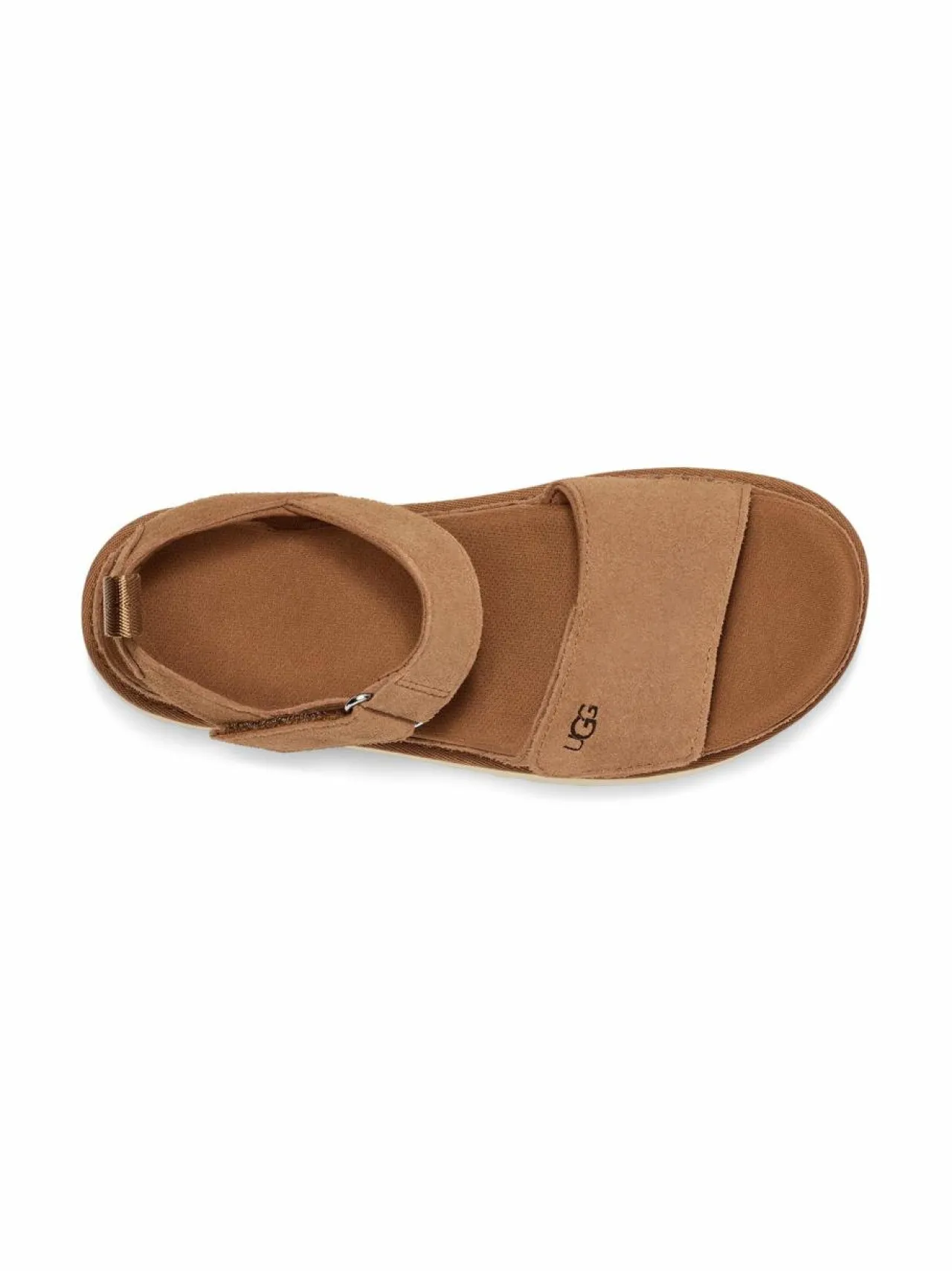Sandaalit<UGG Goldenstar flat -mokkanahkasandaalit CHE CHESTNUT